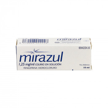 MIRAZUL 1,25 MG/ML COLIRIO EN SOLUCIÓN. , 1 FRASCO DE 10 ML