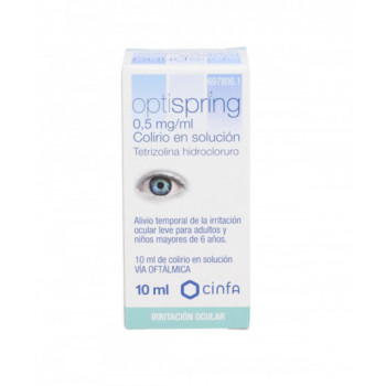 OPTISPRING 0,5 MG/ML COLIRIO EN SOLUCION , 1 FRASCO DE 10 ML