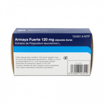 ARMAYA FUERTE 120 MG CAPSULAS DURAS. , 96 CÁPSULAS