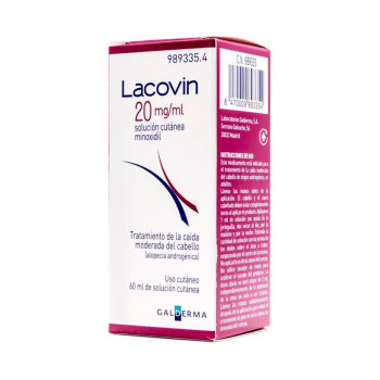 LACOVIN 20 MG/ML SOLUCIÓN CUTÁNEA , 1 FRASCO DE 60 ML