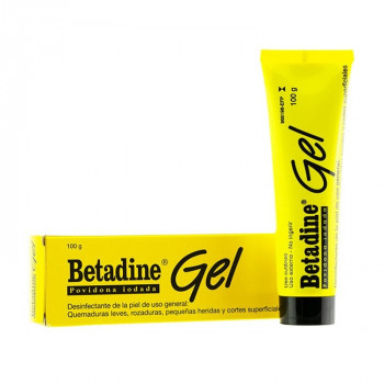 BETADINE GEL 100 MG/G GEL, 1 TUBO DE 100 G