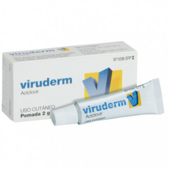 VIRUDERM 50 MG/G POMADA , 1 TUBO DE 2 G