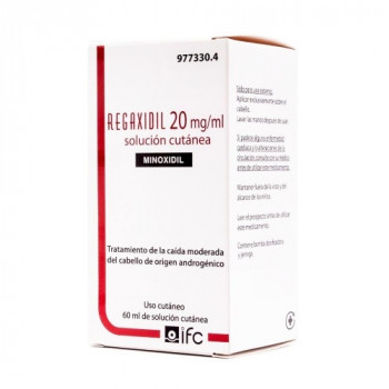 REGAXIDIL 20 MG/ML SOLUCION CUTANEA , 1 FRASCO DE 60 ML