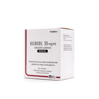 REGAXIDIL 50 MG/ML Solución Cutánea 4 x 60 ml