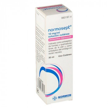 NORMOSEPT 10 MG/ ML SOLUCION CUTANEA , 1 FRASCO DE 30 ML