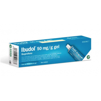 IBUDOL 50 MG/G GEL , 1 TUBO DE 60 G