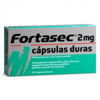 FORTASEC 2 MG CAPSULAS DURAS 20 CÁPSULAS