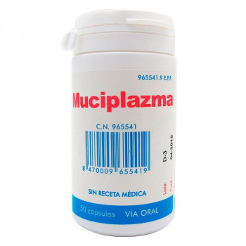 MUCIPLAZMA 500 MG CAPSULAS DURAS , 50 CÁPSULAS