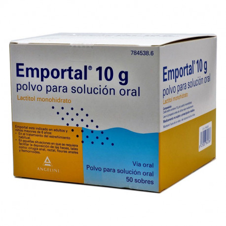 EMPORTAL 10 G  POLVO PARA SOLUCION ORAL , 50 SOBRES