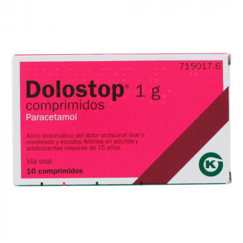 DOLOSTOP 1 G COMPRIMIDOS, 10 COMPRIMIDOS