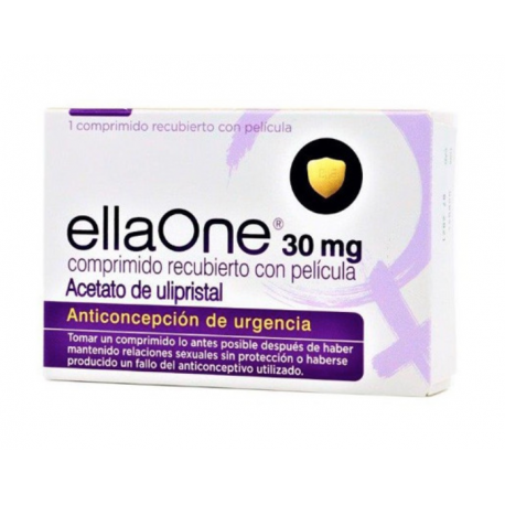 ELLAONE 30 MG COMPRIMIDO RECUBIERTO CON PELICULA, 1 COMPRIMIDO