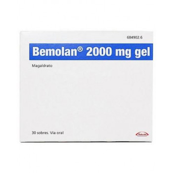 BEMOLAN 2000 MG GEL ORAL , 30 SOBRES