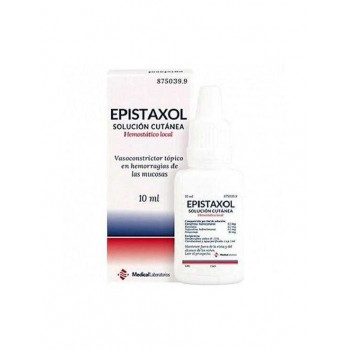 EPISTAXOL SOLUCIÓN CUTÁNEA, 1 FRASCO DE 10 ML