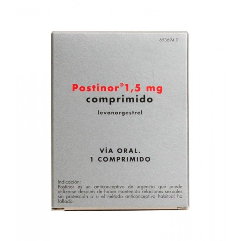 POSTINOR 1,5 MG COMPRIMIDO , 1 COMPRIMIDO