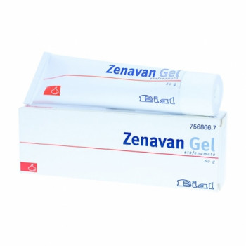 ZENAVAN 50 MG/G GEL , 1 TUBO DE 60 G