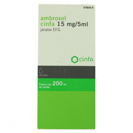 AMBROXOL CINFA 3 MG/ML JARABE EFG, 1 FRASCO DE 200 ML