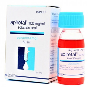 APIRETAL 100 MG/ML SOLUCION ORAL, 1 FRASCO DE 60 ML