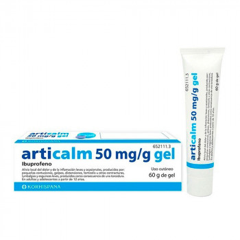 ARTICALM 50 MG/G  GEL , 1 TUBO DE 60 G