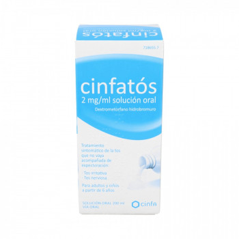 CINFATOS 2 MG/ ML SOLUCION ORAL,1 FRASCO DE 200 ML (PET)