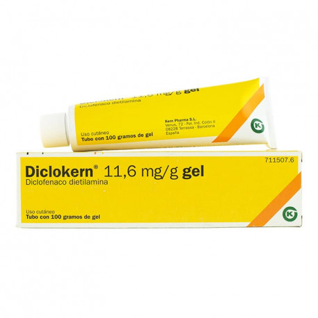 DICLOKERN 11,6 MG/G GEL,1 TUBO DE 100 G