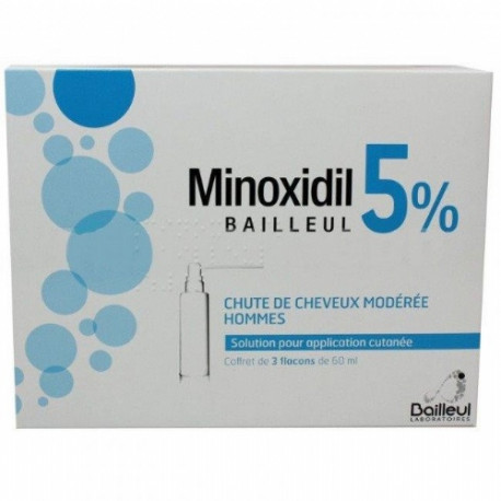 MINOXIDIL BIORGA 50 MG/ML SOLUCION CUTANEA , 3 FRASCOS DE 60 ML Y 3 ACCIONADORES CON BOQUILLA Y 2 ACCIONADORES CON CÁNULA