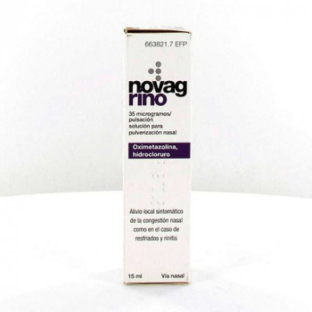 NOVAG RINO 35 MICROGRAMOS/PULSACION SOLUCION PARA PULVERIZACION NASAL , 1 FRASCO DE 15 ML