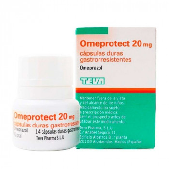 OMEPROTECT 20 MG CAPSULAS DURAS GASTRORRESISTENTES, 14 CÁPSULAS (FRASCO)