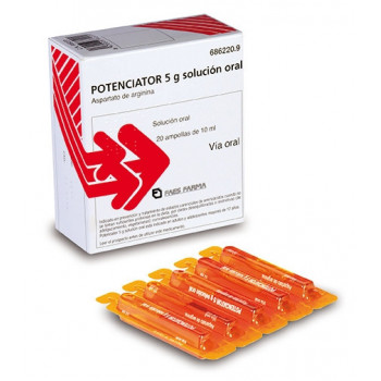 POTENCIATOR 5 G SOLUCION ORAL , 20 AMPOLLAS BEBIBLES DE 10 ML