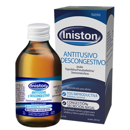 INISTON TOS Y CONGESTION JARABE , 1 FRASCO DE 200 ML