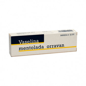 VASELINA MENTOLADA ORRAVAN 20 MG/G POMADA , 1 TUBO DE 13 G