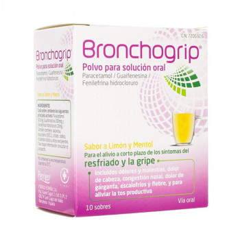 BRONCHOGRIP Polvo Para Solución Oral 10 sobres