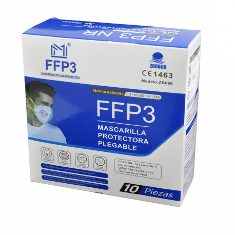 Mascarilla FFP3 plegable