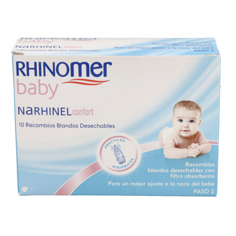 RHINOMER Baby Limpieza Nasal F- Extra Suave Estéril 1 Nebulizador 115 ml
