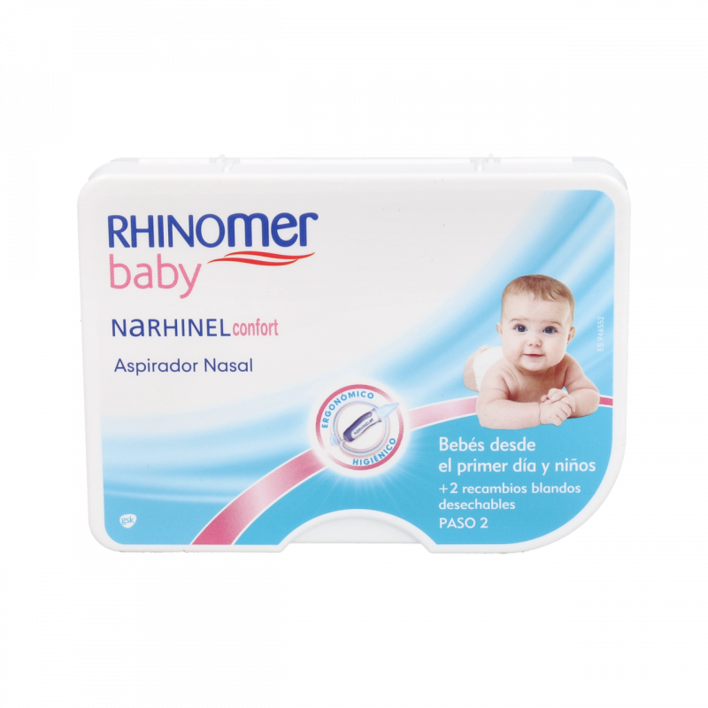 RHINOMER Baby Aspirador Nasal 1 Ud + 2 Recambios