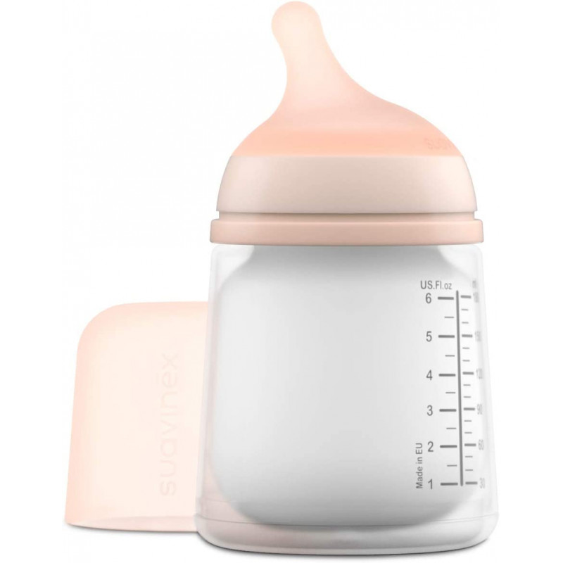 SUAVINEX Biberón Anticólicos Lactancia Materna 180 ml Tetina S