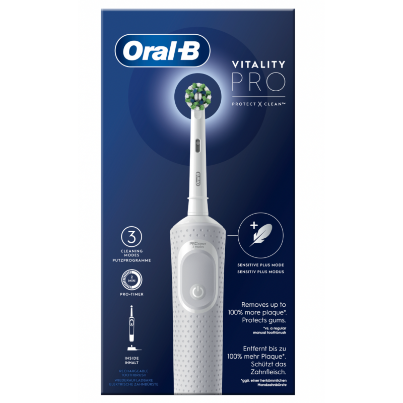 ORAL-B Cepillo Dental Eléctrico Recargable 1 Ud Color Blanco
