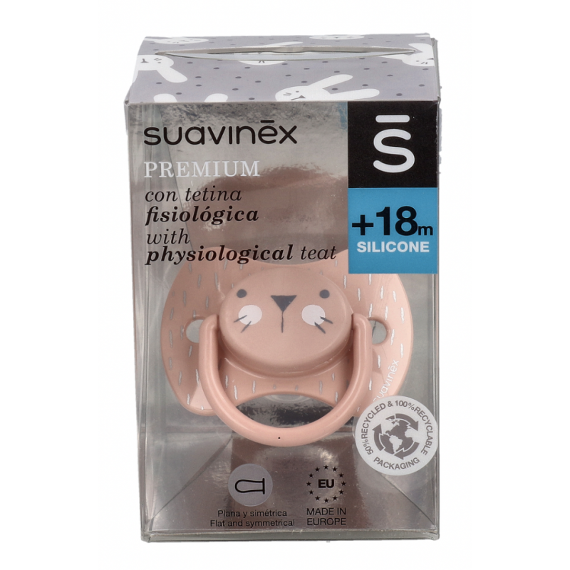 Suavinex chupete premium fisiológico silicona 0-6meses Suavinex
