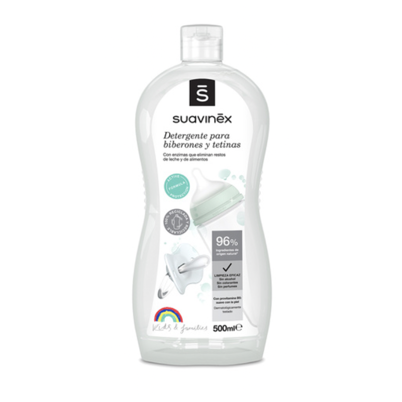 SUAVINEX Detergente Específico Biberones y Tetinas 500 ml