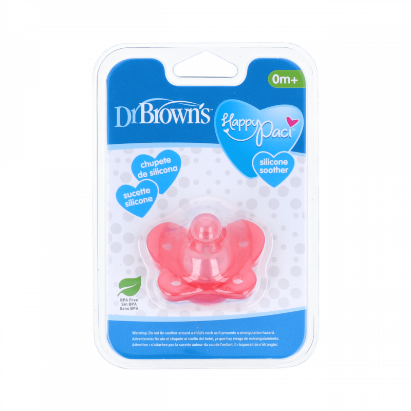 Dr Browns 2 Chupetes 100% Silicona 0-6 Meses Verde/Azul