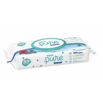 DODOT Aqua Pure Toallitas Húmedas para Bebés 48 Uds