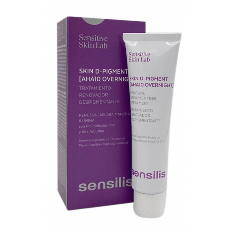 Sensilis Skin D-Pigment [AHA10 Overnight] Depigmenting Treatment