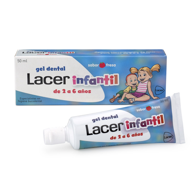 Lacer Infantil Gel Dental Fresa 6 Meses a 6 Años 75ml